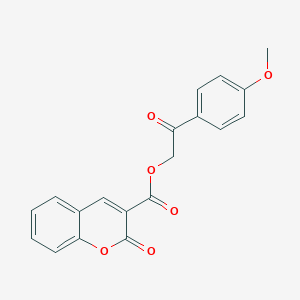 2-(4-methoxyphenyl)-2-oxoethyl 2-oxo-2H-chromene-3-carboxylate