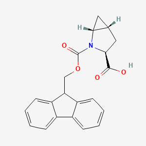 (1R,3S,5R)-2-[(9H-Fluoren-9-ylmethoxy)carbonyl]-2-azabicyclo[3.1.0]hexane-3-carboxylic acid