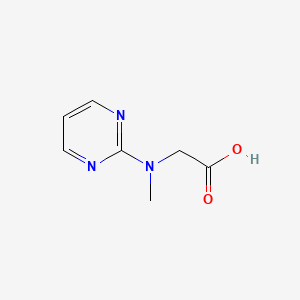 molecular formula C7H9N3O2 B2524943 2-[Methyl(pyrimidin-2-yl)amino]acetic acid CAS No. 953904-05-7