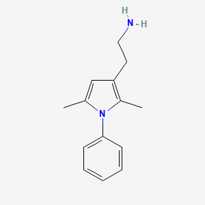 2-(2,5-dimethyl-1-phenyl-1H-pyrrol-3-yl)ethan-1-amine