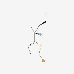 2-Bromo-5-[(1R,2R)-2-(chloromethyl)cyclopropyl]thiophene