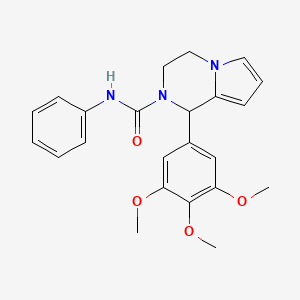 N-phenyl-1-(3,4,5-trimethoxyphenyl)-3,4-dihydropyrrolo[1,2-a]pyrazine-2(1H)-carboxamide