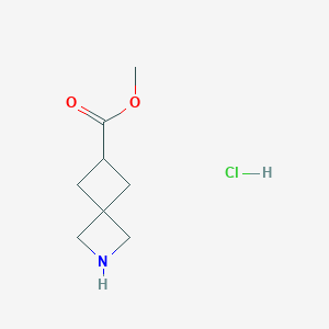Methyl 2-azaspiro[3.3]heptane-6-carboxylate;hydrochloride