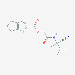 [(1-cyano-1,2-dimethylpropyl)carbamoyl]methyl 4H,5H,6H-cyclopenta[b]thiophene-2-carboxylate