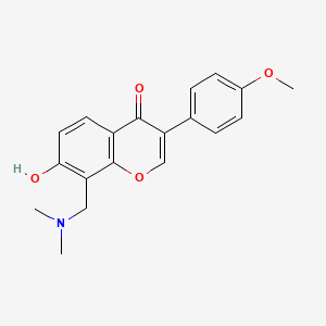 8-((dimethylamino)methyl)-7-hydroxy-3-(4-methoxyphenyl)-4H-chromen-4-one