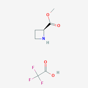 Methyl (2S)-azetidine-2-carboxylate;2,2,2-trifluoroacetic acid