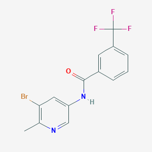 N-(5-Bromo-6-methylpyridin-3-yl)-3-(trifluoromethyl)benzamide