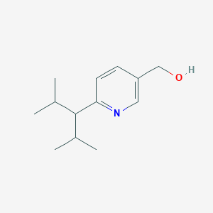 [6-(2,4-Dimethylpentan-3-yl)pyridin-3-yl]methanol