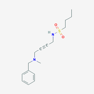 N-(4-(benzyl(methyl)amino)but-2-yn-1-yl)butane-1-sulfonamide
