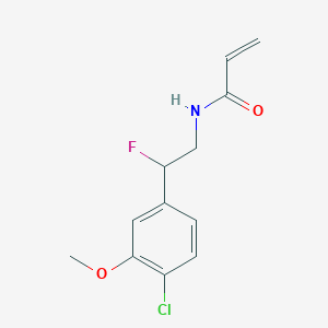 N-[2-(4-Chloro-3-methoxyphenyl)-2-fluoroethyl]prop-2-enamide