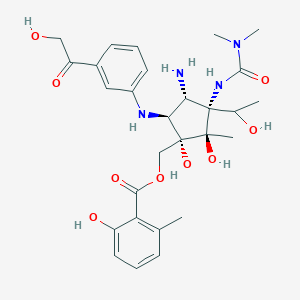molecular formula C28H38N4O9 B025251 8
