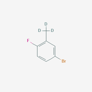 molecular formula C7H6BrF B2525172 5-Bromo-2-fluorotoluene (Methyl D3) CAS No. 1349716-22-8