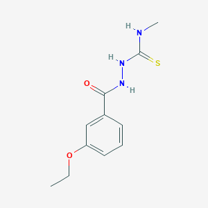 2-(3-ethoxybenzoyl)-N-methylhydrazinecarbothioamide