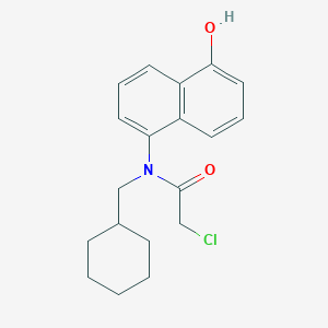 2-Chloro-N-(cyclohexylmethyl)-N-(5-hydroxynaphthalen-1-yl)acetamide