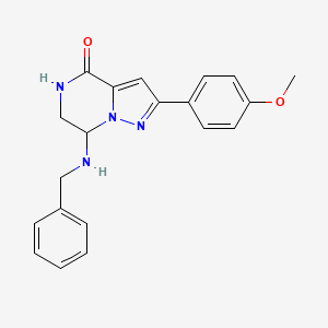 7-(benzylamino)-2-(4-methoxyphenyl)-6,7-dihydropyrazolo[1,5-a]pyrazin-4(5H)-one
