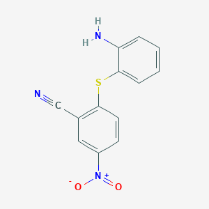 2-[(2-Aminophenyl)thio]-5-nitrobenzonitrile