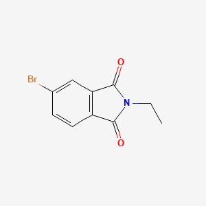molecular formula C10H8BrNO2 B2525300 5-Bromo-2-ethylisoindoline-1,3-dione CAS No. 351992-19-3