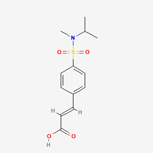 3-{4-[Methyl(propan-2-yl)sulfamoyl]phenyl}prop-2-enoic acid