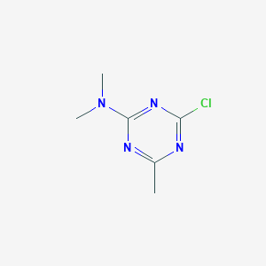 molecular formula C6H9ClN4 B2525319 4-chloro-N,N,6-trimethyl-1,3,5-triazin-2-amine CAS No. 21320-63-8
