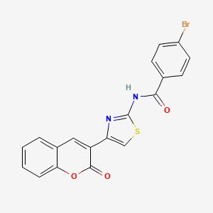 4-bromo-N-(4-(2-oxo-2H-chromen-3-yl)thiazol-2-yl)benzamide