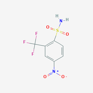 4-Nitro-2-(trifluoromethyl)benzenesulfonamide