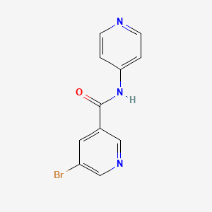 molecular formula C11H8BrN3O B2525346 5-bromo-N-(pyridin-4-yl)nicotinamide CAS No. 634173-90-3