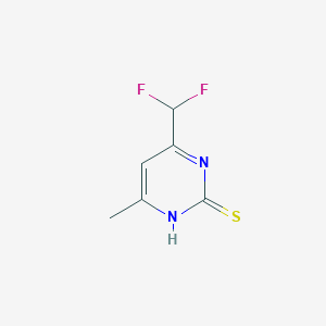 4-(Difluoromethyl)-6-methylpyrimidine-2-thiol