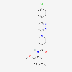 1-(6-(4-chlorophenyl)pyridazin-3-yl)-N-(2-methoxy-5-methylphenyl)piperidine-4-carboxamide