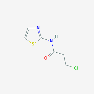 3-Chloro-N-(1,3-thiazol-2-yl)propanamide