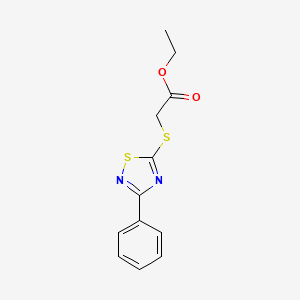 Ethyl 2-[(3-phenyl-1,2,4-thiadiazol-5-yl)sulfanyl]acetate