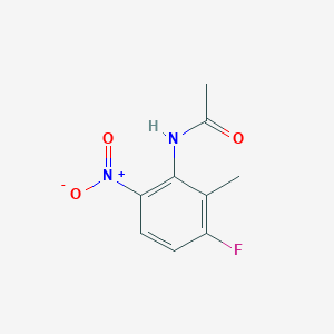 N-(3-fluoro-2-methyl-6-nitrophenyl)acetamide