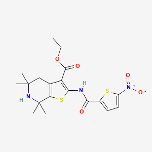 molecular formula C19H23N3O5S2 B2525498 NPC26 