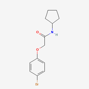 2-(4-bromophenoxy)-N-cyclopentylacetamide