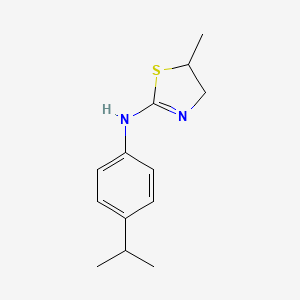 5-methyl-N-[4-(propan-2-yl)phenyl]-1,3-thiazolidin-2-imine