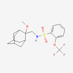 N-(((1R,3S,5r,7r)-2-methoxyadamantan-2-yl)methyl)-2-(trifluoromethoxy)benzenesulfonamide