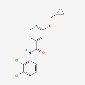 2-(cyclopropylmethoxy)-N-(2,3-dichlorophenyl)isonicotinamide