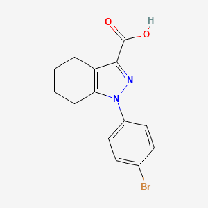 1-(4-bromophenyl)-4,5,6,7-tetrahydro-1H-indazole-3-carboxylic acid
