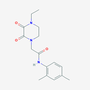molecular formula C16H21N3O3 B2525583 N-(2,4-dimethylphenyl)-2-(4-ethyl-2,3-dioxopiperazin-1-yl)acetamide CAS No. 868680-36-8