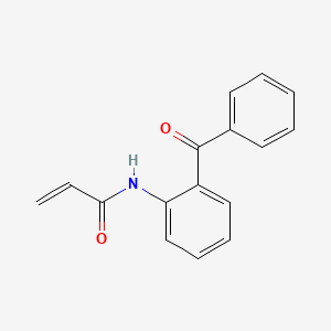 molecular formula C16H13NO2 B2525587 N-(2-benzoylphenyl)prop-2-enamide CAS No. 112065-36-8