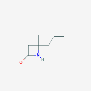 molecular formula C7H13NO B2525719 4-methyl-4-propylazetidin-2-one CAS No. 13049-20-2
