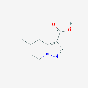 5-methyl-4H,5H,6H,7H-pyrazolo[1,5-a]pyridine-3-carboxylic acid