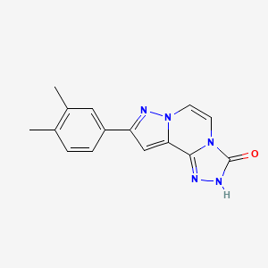 9-(3,4-dimethylphenyl)pyrazolo[1,5-a][1,2,4]triazolo[3,4-c]pyrazin-3(2H)-one