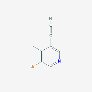 3-Bromo-5-ethynyl-4-methylpyridine