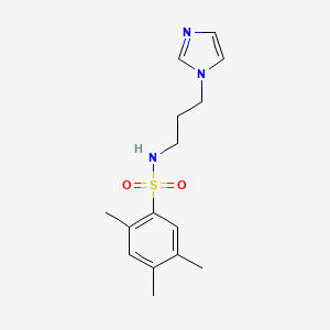 N-(3-Imidazol-1-yl-propyl)-2,4,5-trimethyl-benzenesulfonamide