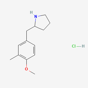 2-[(4-Methoxy-3-methylphenyl)methyl]pyrrolidine hydrochloride