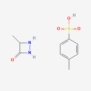 4-Methylbenzenesulfonic acid;4-methyldiazetidin-3-one
