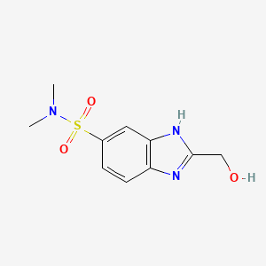 2-(hydroxymethyl)-N,N-dimethyl-1H-benzimidazole-5-sulfonamide
