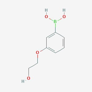 molecular formula C8H11BO4 B2525991 3-(2-Hydroxyethoxy)phenylboronic acid CAS No. 2032409-49-5