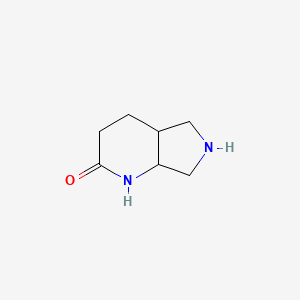 molecular formula C7H12N2O B2526139 octahydro-1H-pyrrolo[3,4-b]pyridin-2-one CAS No. 1536332-66-7