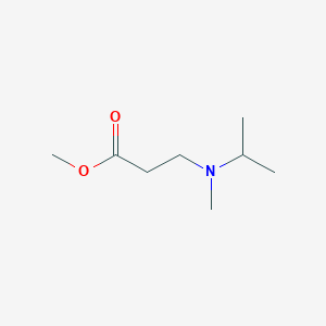 molecular formula C8H17NO2 B2526198 Methyl 3-(isopropyl(methyl)amino)propanoate CAS No. 27453-30-1